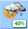 Nuageux dans la matin�e, ensuite nuageux avec un risque de pluie